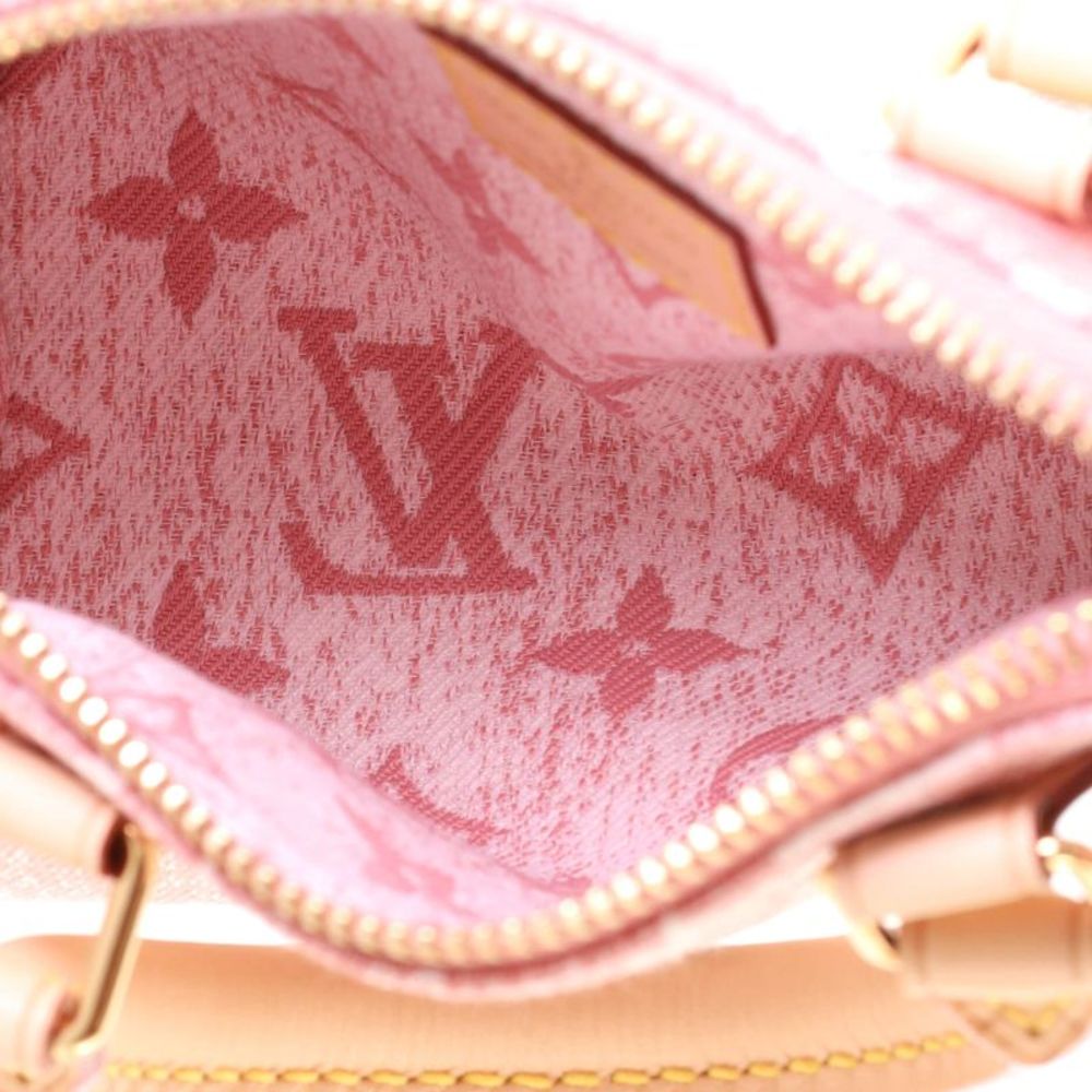 Louis Vuitton Speedy Bandouliere NM Bag Monogram Jacquard Denim Nano Pink - Picture 6 of 8